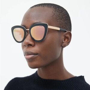 CHANEL Black Cat Eye Quilted 5368 Sunglasses